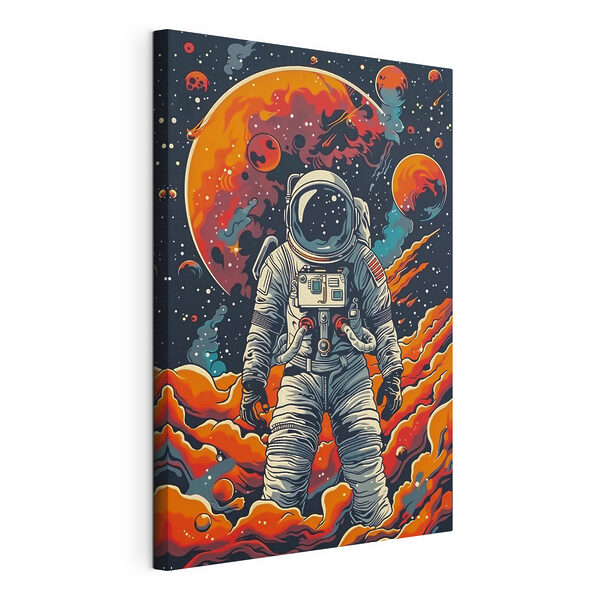 Un astronaut în spațiu Tablouri Un astronaut în spațiu