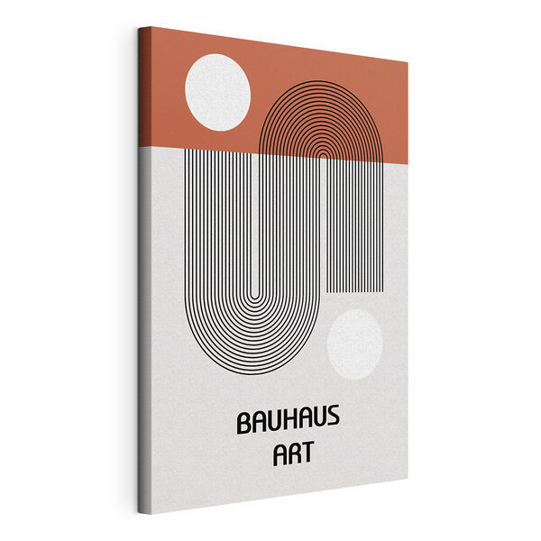 A poster with lines and circles