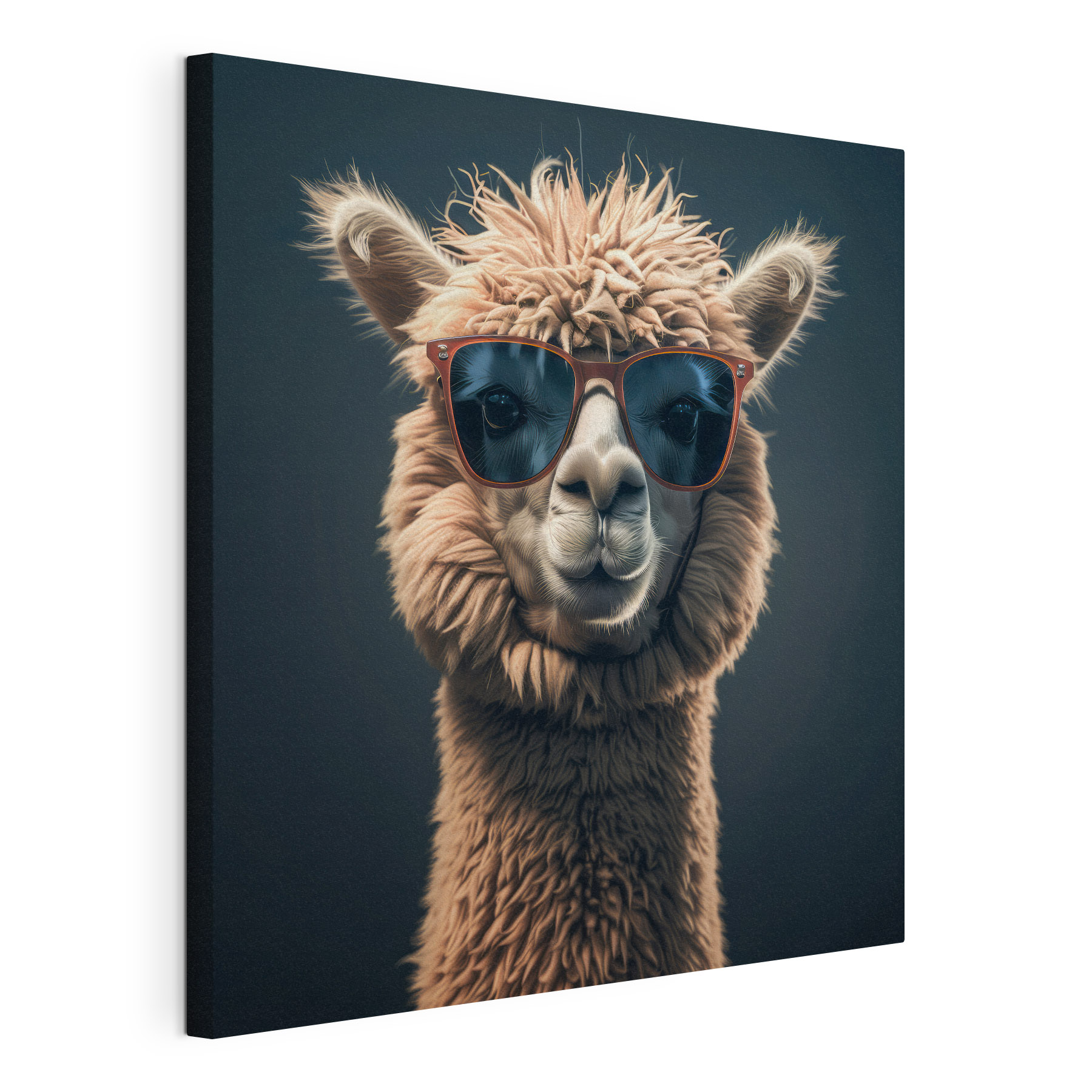 Llama wearing sunglasses