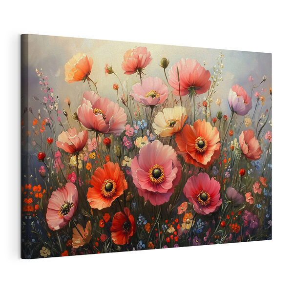 Tablouri Pictura de flori într-un câmp