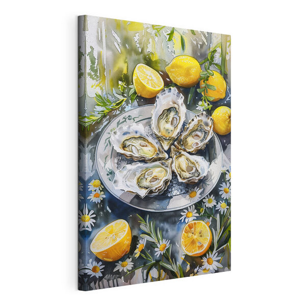 Tablouri Tablouri Farfurie de stridii și lămâi (SKU: s39710)