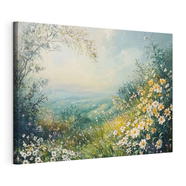 Tablouri Tablouri Pictură cu flori și copaci (SKU: s44325)