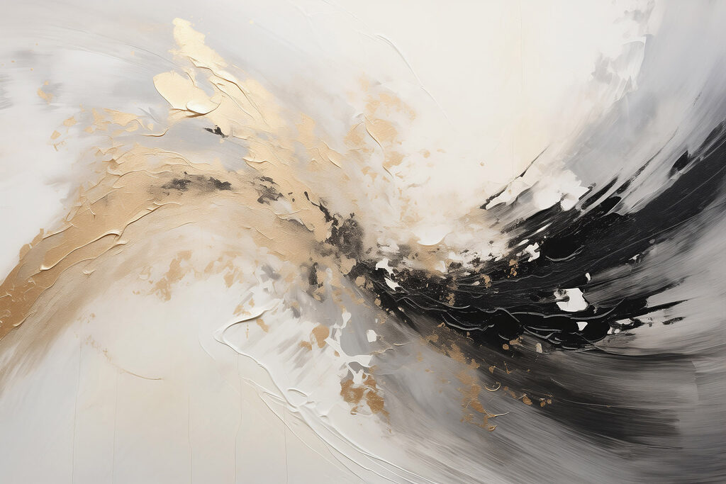 Black and white painting