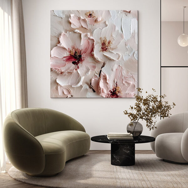 Delicate petals in soft hues