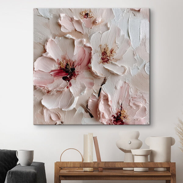 Delicate petals in soft hues