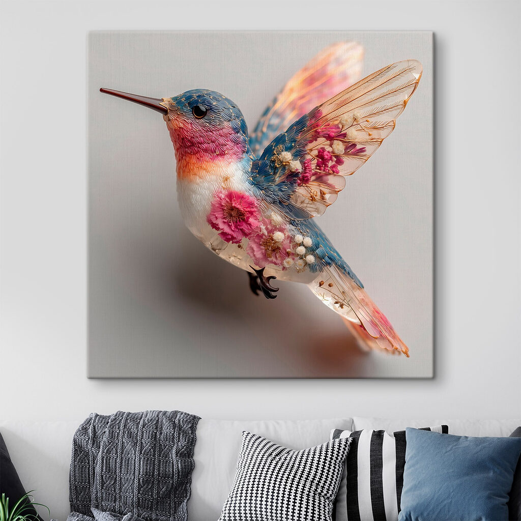 Bird with flowers on it Bird with flowers on it