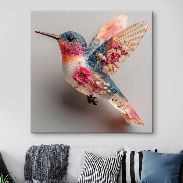 Bird with flowers on it Bird with flowers on it