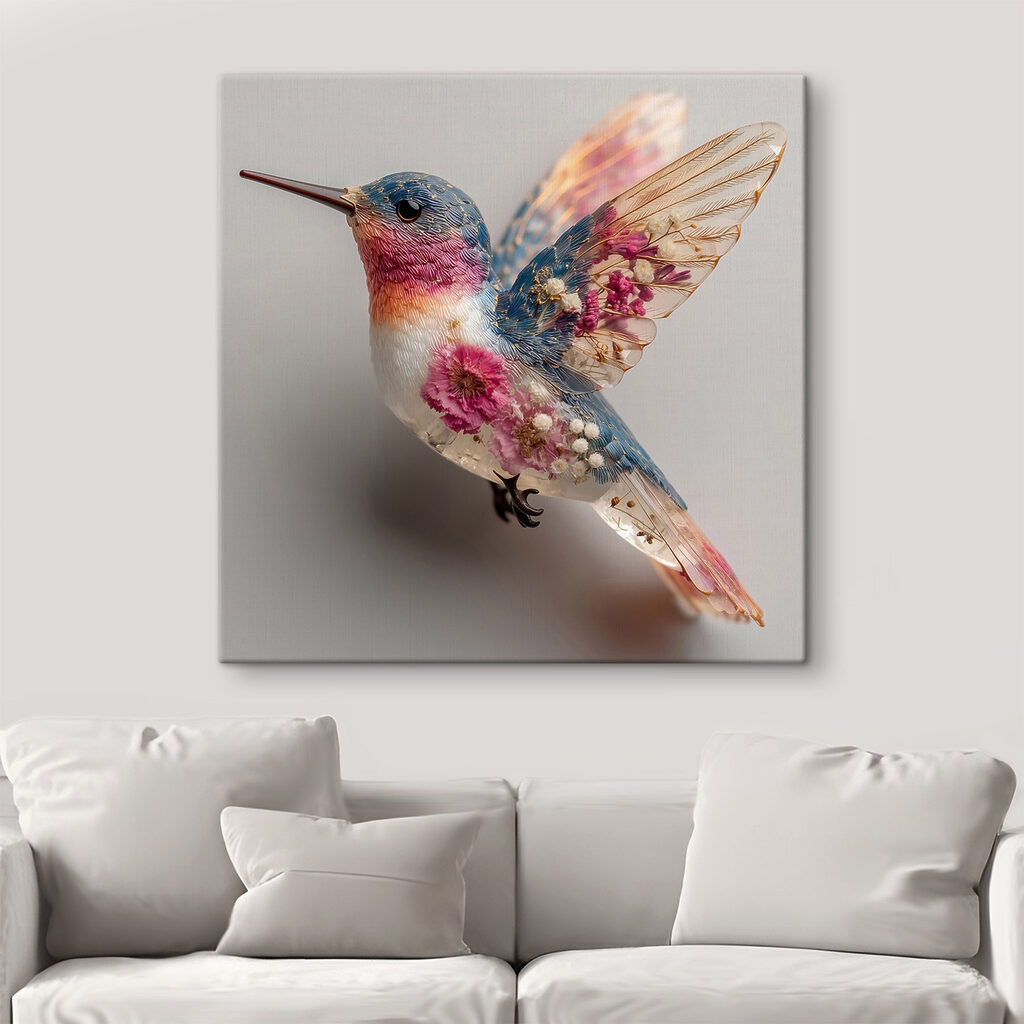 Bird with flowers on it Bird with flowers on it