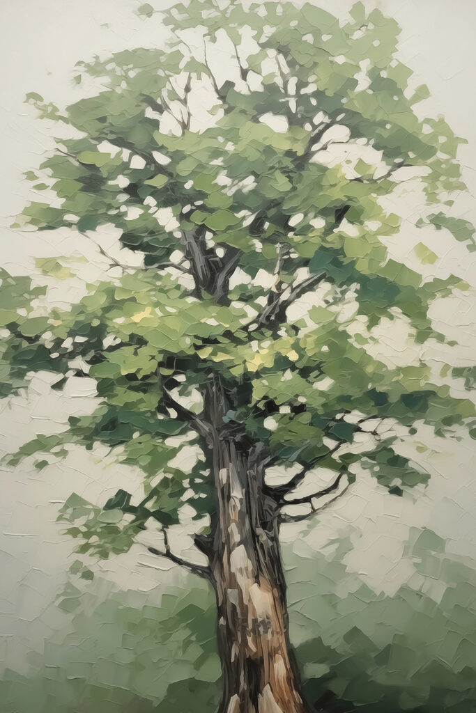 Painting of a tree Painting of a tree