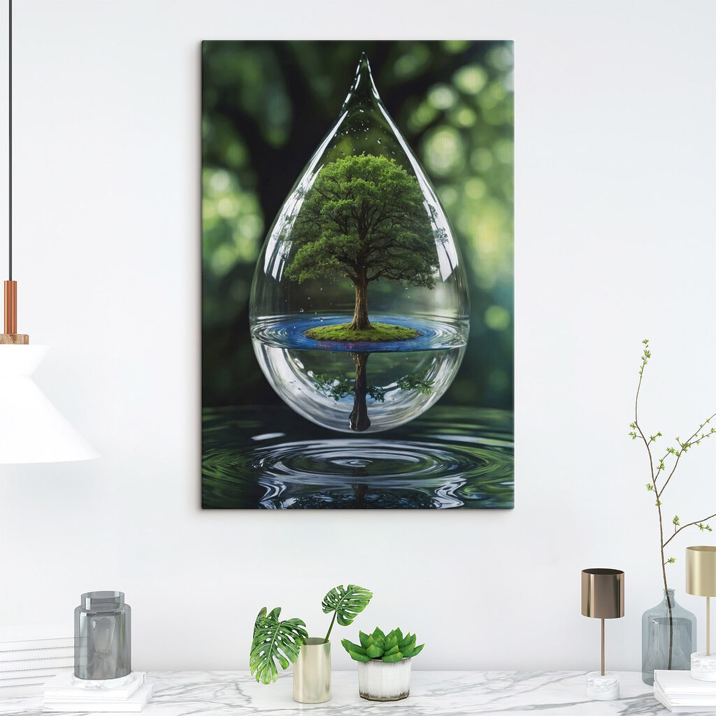 Tree in a drop of water