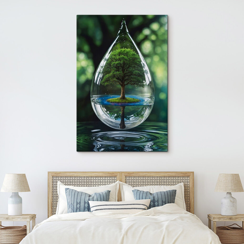 Tree in a drop of water