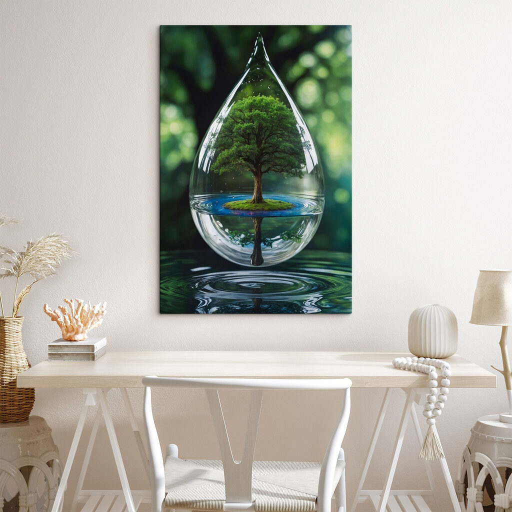Tree in a drop of water
