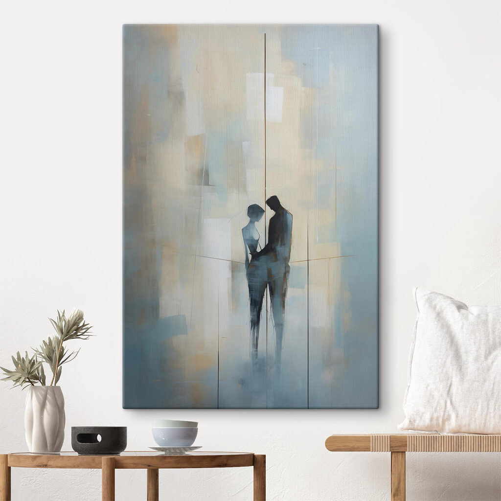 Painting of a man and woman