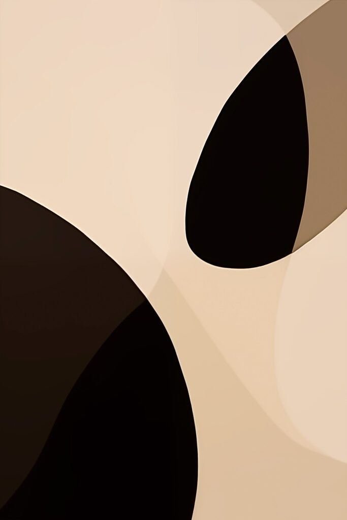 Black and white circles