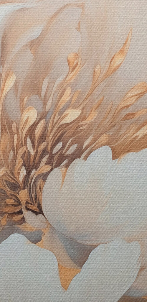 Blossoming beauty in soft hues