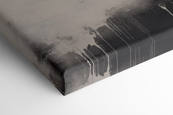 White and black painting