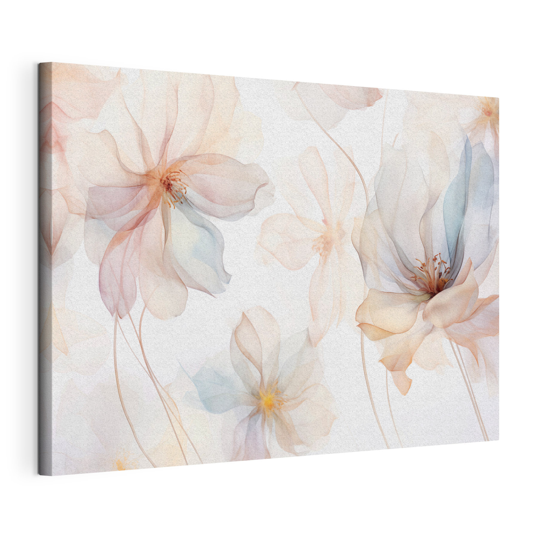 Delicate blooms in soft pastel hues Delicate blooms in soft pastel hues
