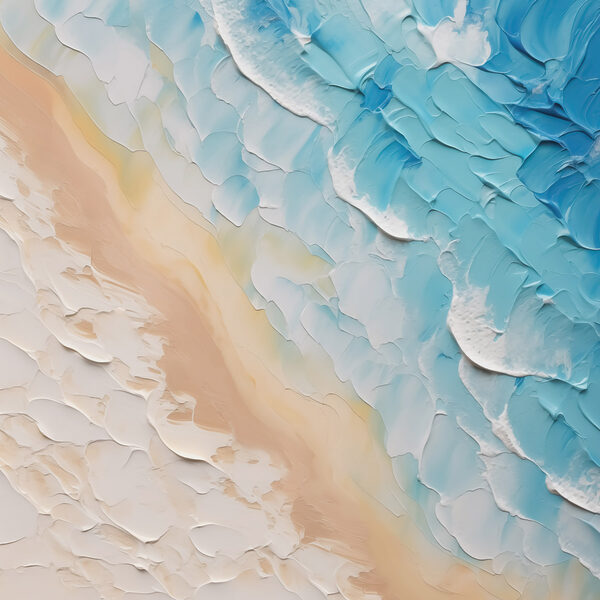 Painting of a beach Painting of a beach