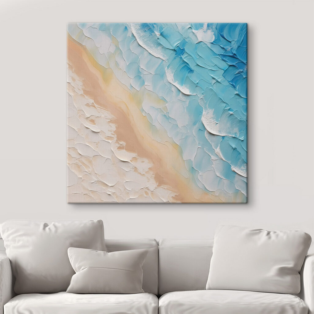 Painting of a beach Painting of a beach
