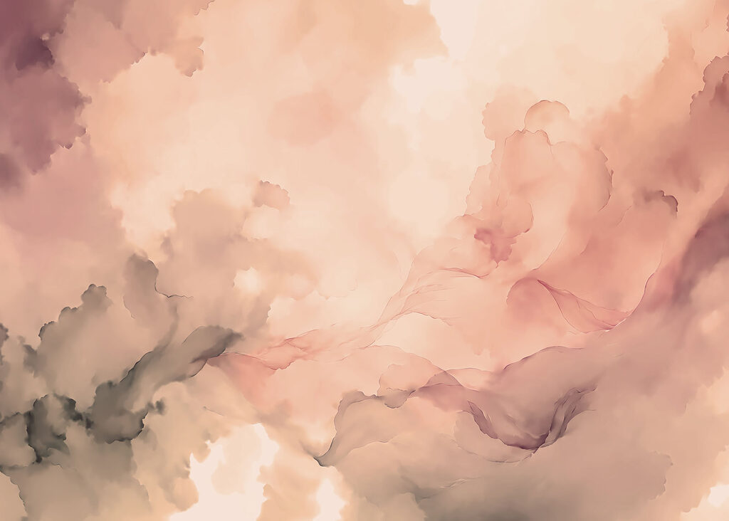 Pink and grey smoke