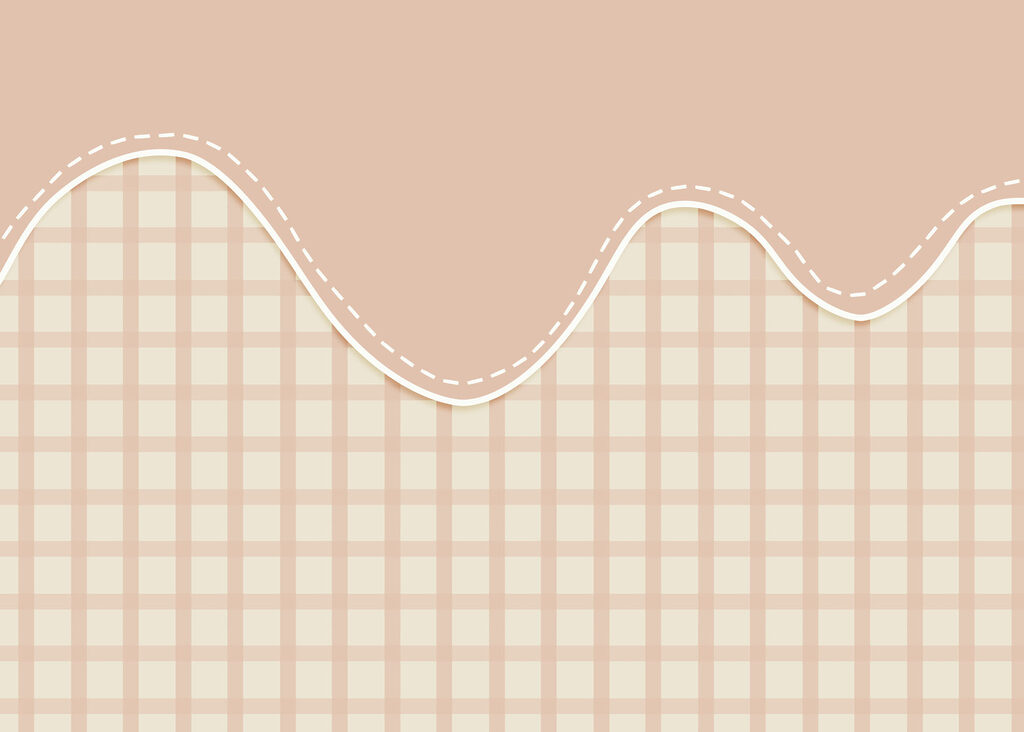 Pink and white grid with a white line