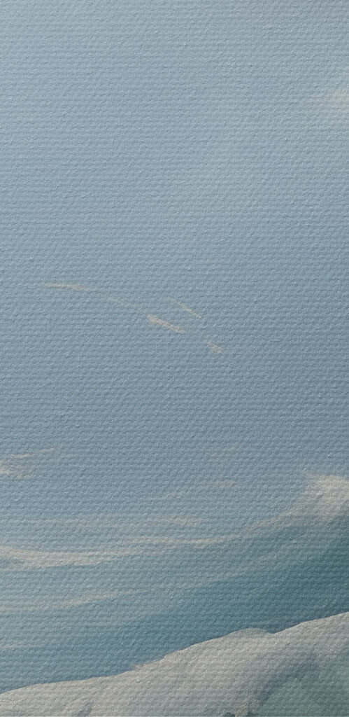 Waves in the ocean with clouds Waves in the ocean with clouds