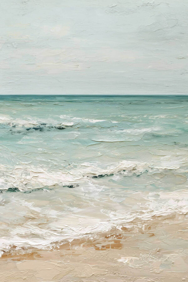 Beach with waves and sand Beach with waves and sand