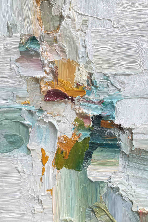 Vibrant palette of abstract colors