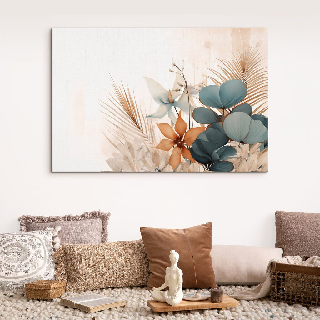 Elegant floral arrangement with soft colors
