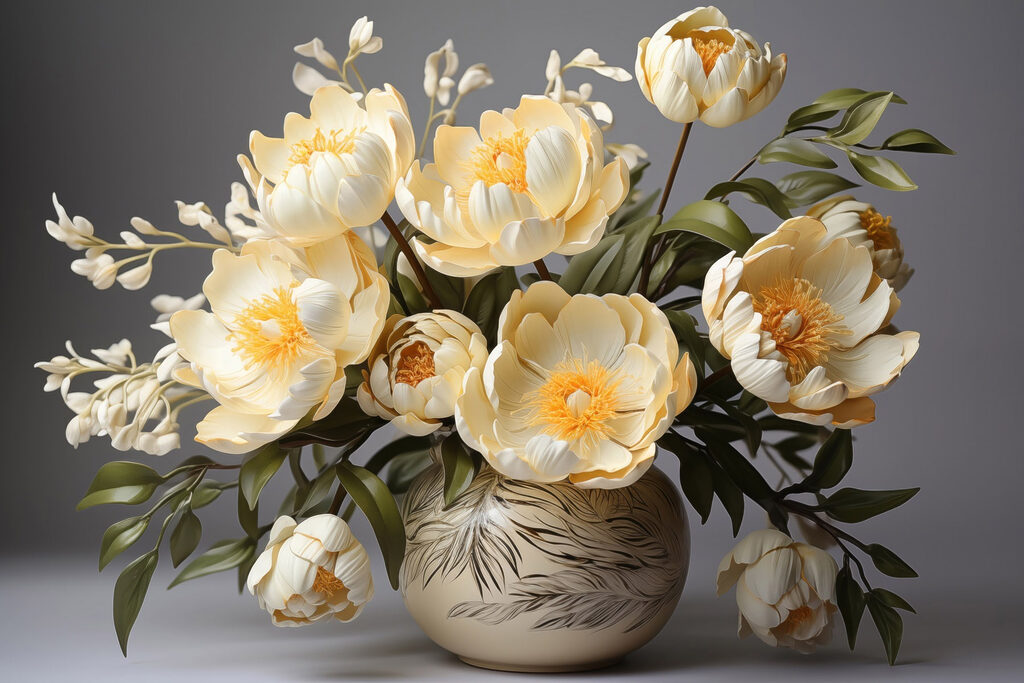 Vase with flowers in it Vase with flowers in it