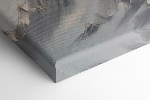 Painting of a mountain range