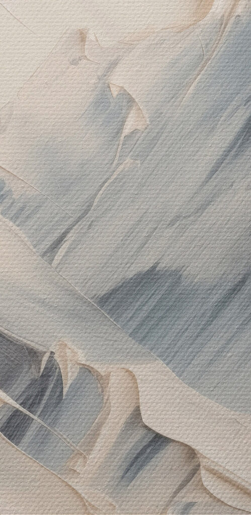 Painting of a mountain range