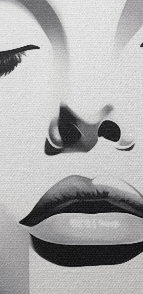 - Abstract beauty in monochrome tones