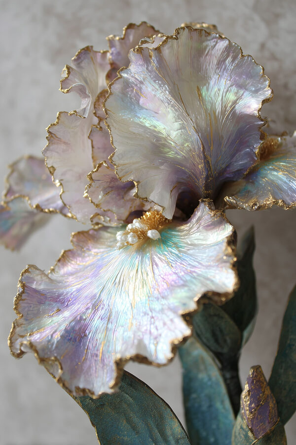 - Elegant floral arrangement with unique colors