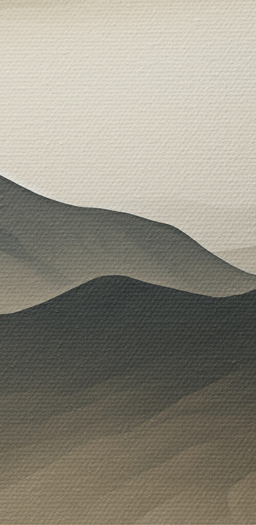 Landscape of mountains with fog Landscape of mountains with fog