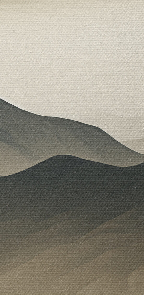 Landscape of mountains with fog Landscape of mountains with fog