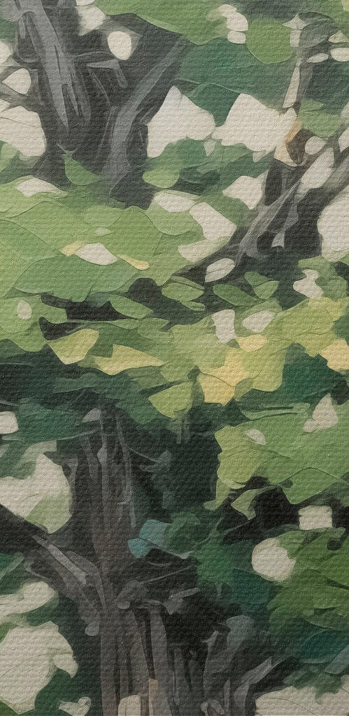 Painting of a tree Painting of a tree