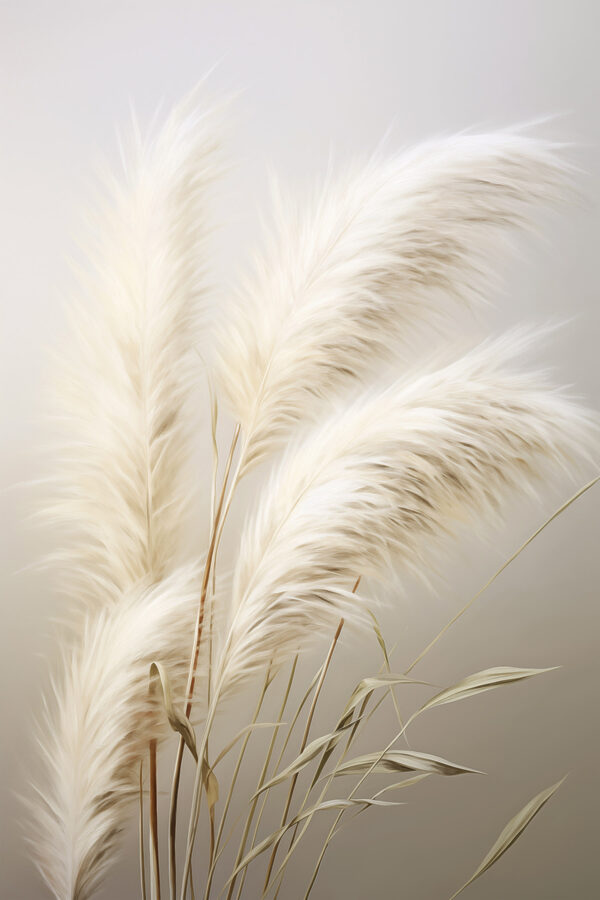 Soft, airy grasses in gentle hues