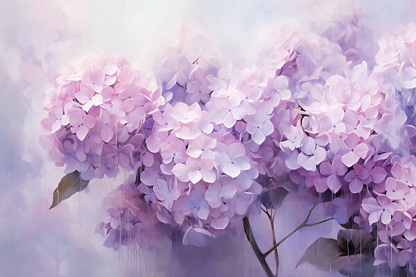 Group of purple flowers Group of purple flowers