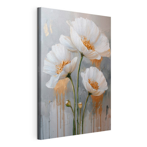 Painting of white flowers