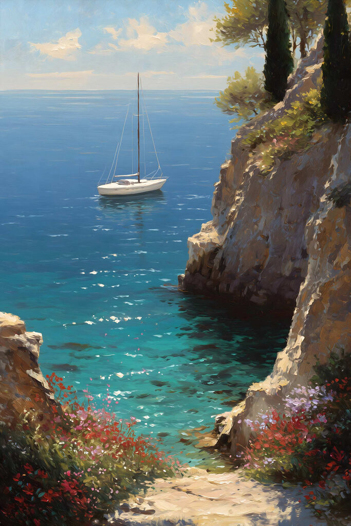 Sailboat in the water