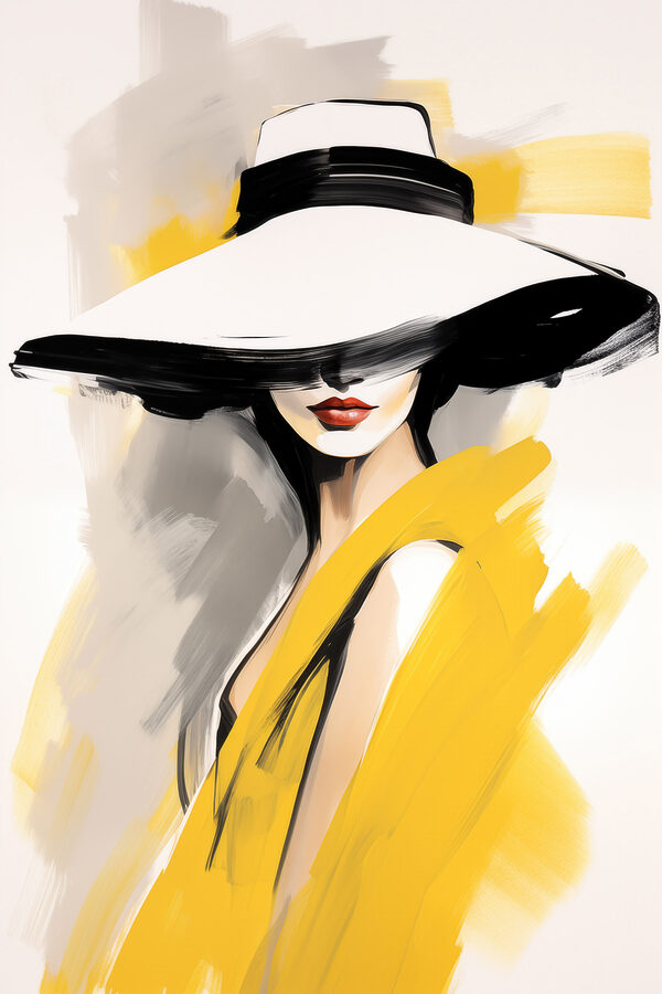 Woman wearing a hat