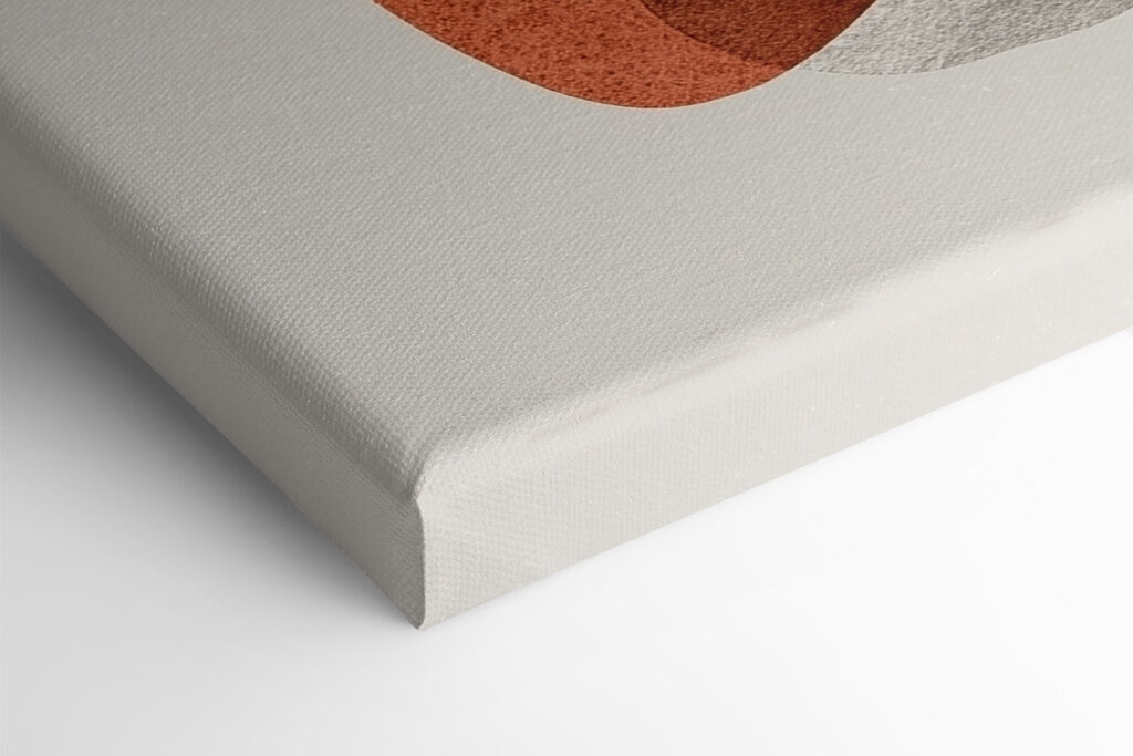 Abstract shapes on neutral background