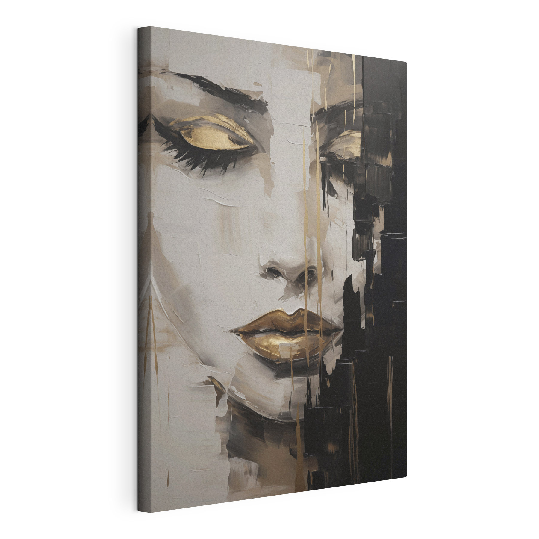 Artful expression through brush strokes Artful expression through brush strokes