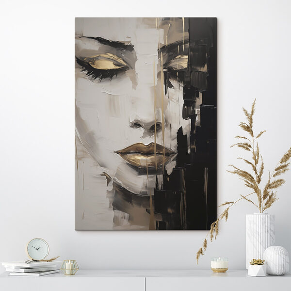 Tablouri Tablouri Expresie artistică prin tușe de pensulă (SKU: s49507)