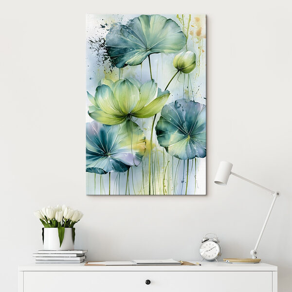 Tablouri Tablouri Pictură cu flori și frunze (SKU: s49563)