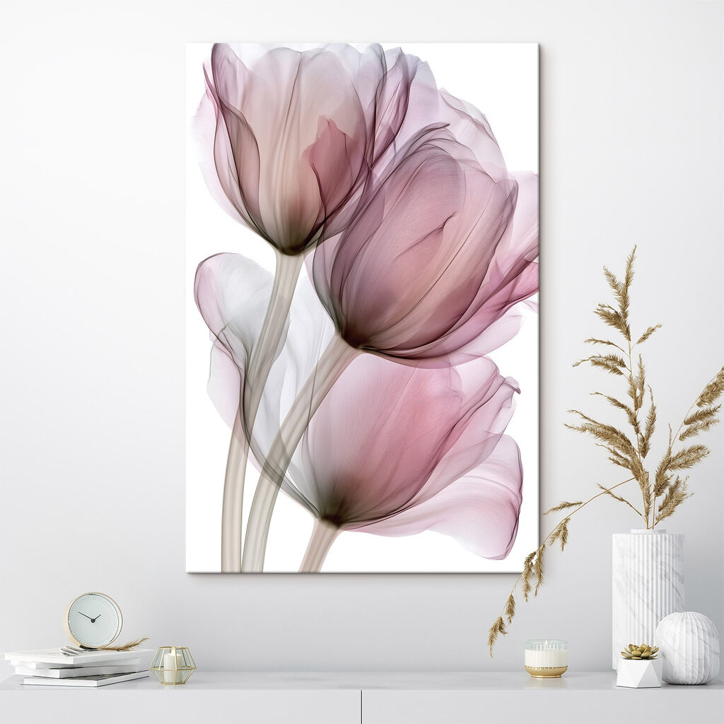 Delicate petals dancing in soft hues