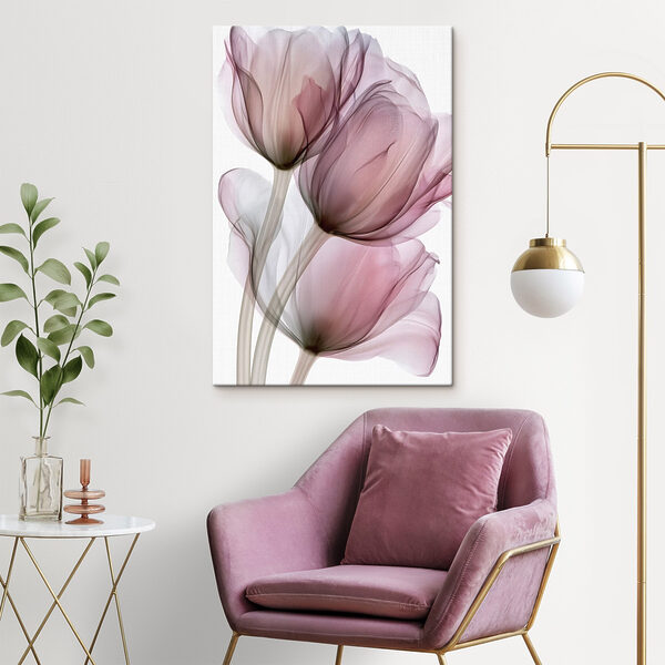 Delicate petals dancing in soft hues