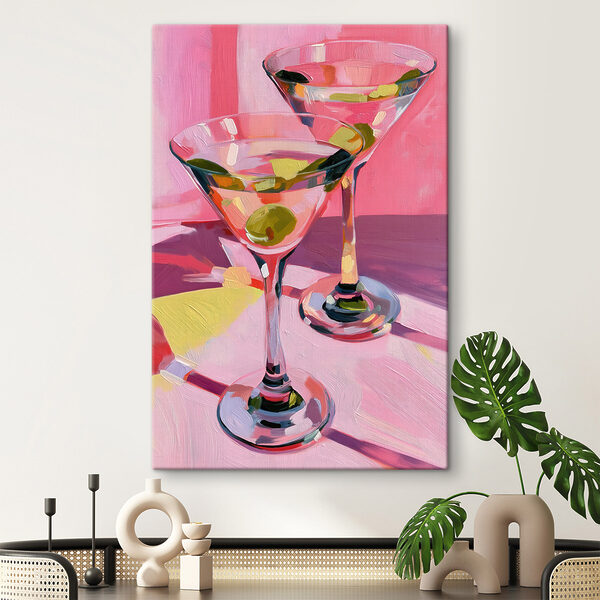 Tablouri Tablouri Set de două pahare de martini (SKU: s49609)