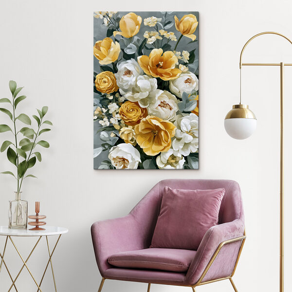 Tablouri Tablouri Pictură cu flori (SKU: s49612)
